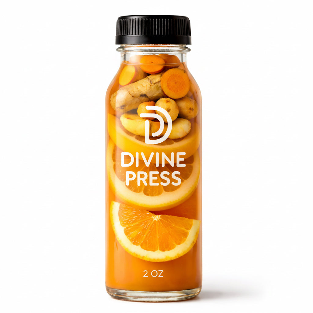 Divine Press Immunity Shot Pack — 10 × 2 oz
